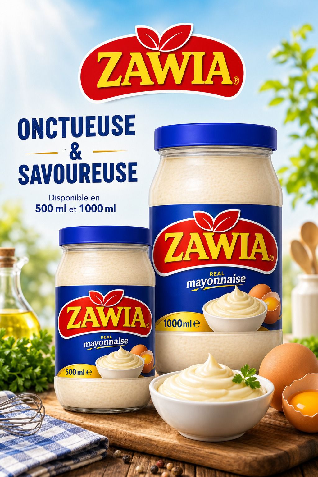 Zawia Mayonnaise — Onctueuse & Savoureuse